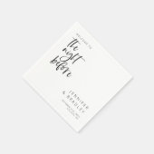 Das Abendessen vor der Probe Serviette (Ecke)