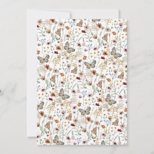 Das Abendessen vor der Probe von Boho Einladung (Rückseite)