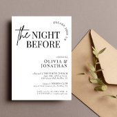 Das Abendessen vor der Schwarz-Weiß-Probe Einladung