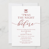 Das Abendessen vor klassischer Probe Einladung (Vorderseite)