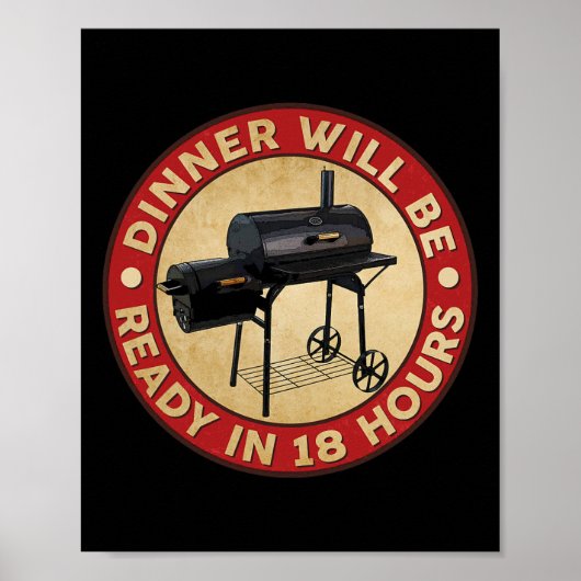 Das Abendessen wird in 18 Stunden Mäuse Fleisch Ra Poster (Vorne)