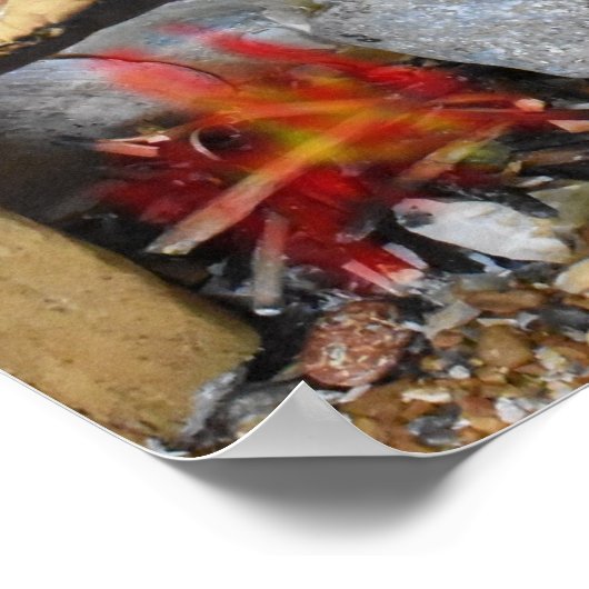 Das Abendessen wird serviert. Poster (Ecke)