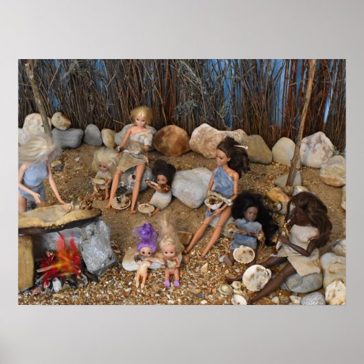 Das Abendessen wird serviert. Poster (Vorne)