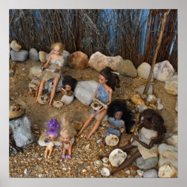 Das Abendessen wird serviert. Poster