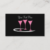 Das Abendessen wird serviert Visitenkarte (Rückseite)