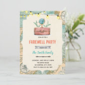 Das abendliche Party laden ein Einladung (Stehend Vorderseite)