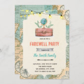 Das abendliche Party laden ein Einladung (Vorne/Hinten)