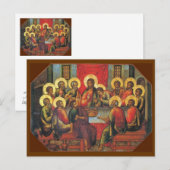 Das Abendmahl des Herrn Postkarte (Vorne/Hinten)