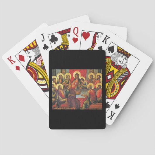 Das Abendmahl des Herrn Spielkarten (Rückseite)