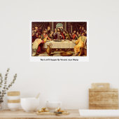 Das Abendmahl des Herrn von Vicente Juan Masip Poster (Küche)