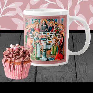 Das Abendmahl in Bethanien (M 055) Jumbo-Tasse