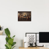 Das Abendmahl Poster – Jesus Christus und Jünger (Heimbüro)