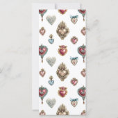 Das Abendmenü des Sacred Heart Baroque (Rückseite)