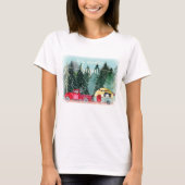 Das Abenteuer Begin Forest Camping gelassen T-Shirt (Vorderseite)