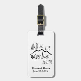 Das Abenteuer beginnt also mit einer rustikalen Ho Gepäckanhänger