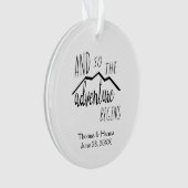 Das Abenteuer beginnt also mit einer rustikalen Ho Ornament (Vorderseite)