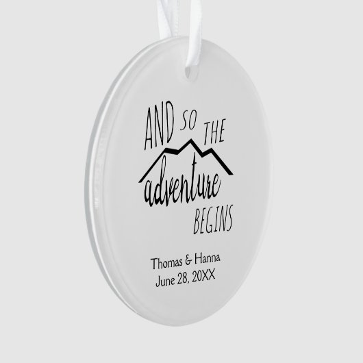 Das Abenteuer beginnt also mit einer rustikalen Ho Ornament (Vorderseite)