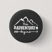 Das Abenteuer beginnt Button (Vorderseite)