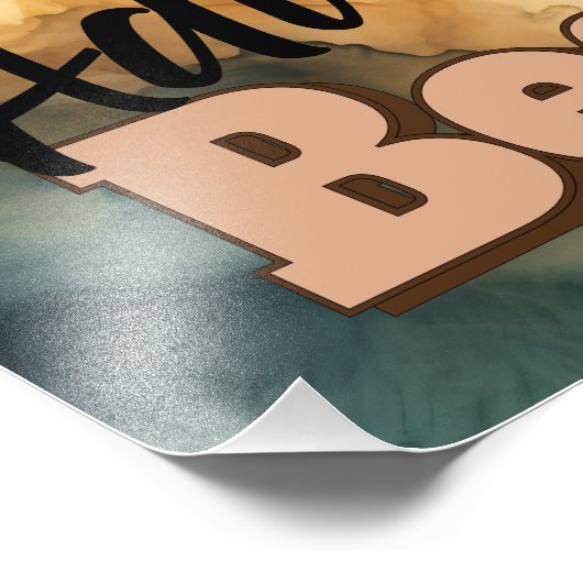 Das Abenteuer beginnt Foto Print (Ecke)