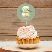 Das Abenteuer beginnt heiße Luft Ballon Cupcake To