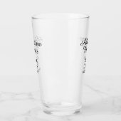 Das Abenteuer beginnt Hochzeitspaar Name Datum ein Glas (Links)