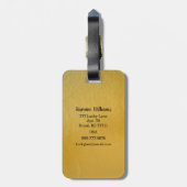 Das Abenteuer beginnt in der Welt Gepäckanhänger (Rückseite vertikal)