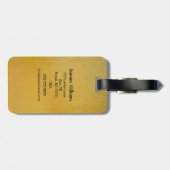 Das Abenteuer beginnt in der Welt Gepäckanhänger (Rückseite horizontal)