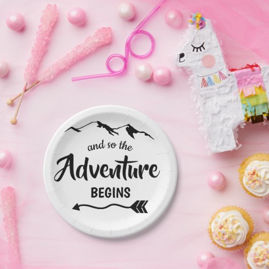 Das Abenteuer beginnt in Trendy Pappteller (Party)