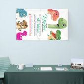 Das Abenteuer beginnt mit Baby Dino Banner (Messeveranstaltung)