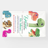 Das Abenteuer beginnt mit Baby Dino Banner (Horizontal)