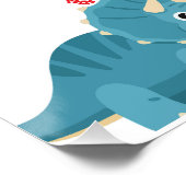 Das Abenteuer beginnt mit Baby Dino Poster (Ecke)