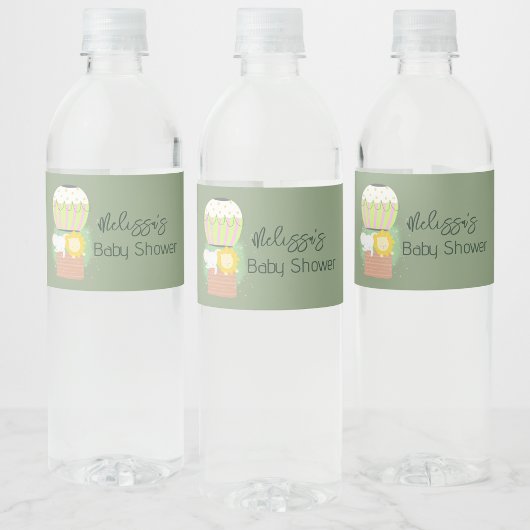 Das Abenteuer beginnt mit dem Etikett der Wasserfl