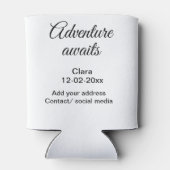 Das Abenteuer beginnt mit dem Hinzufügen des Namen Dosenkühler (Rückseite)