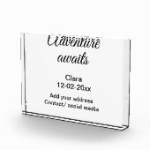 Das Abenteuer beginnt mit dem Hinzufügen des Namen Fotoblock (Rechts)