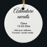 Das Abenteuer beginnt mit dem Hinzufügen des Namen Keramik Ornament<br><div class="desc">Entwurf</div>