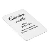 Das Abenteuer beginnt mit dem Hinzufügen des Namen Magnet (Rechte Seite)