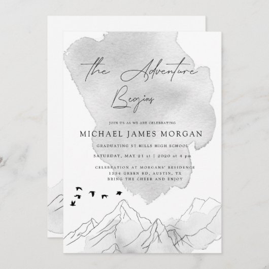 Das Abenteuer beginnt mit der Einladung eines eleg (Vorne/Hinten)