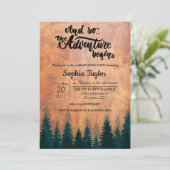 Das Abenteuer beginnt mit der Einladung zum Abschl (Stehend Vorderseite)