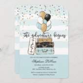 Das Abenteuer beginnt mit der Einladung zur Babydu (Vorne/Hinten)