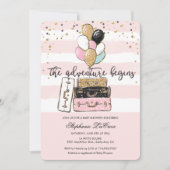 Das Abenteuer beginnt mit der Einladung zur Babydu (Vorderseite)