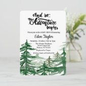 Das Abenteuer beginnt mit der Einladung zur Babydu (Stehend Vorderseite)