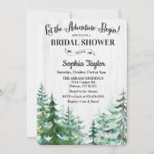 Das Abenteuer beginnt mit der Einladung zur Brautd (Vorderseite)