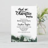 Das Abenteuer beginnt mit der Einladung zur Pensio (Stehend Vorderseite)