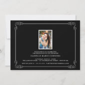 Das Abenteuer beginnt mit der Foto Graduation Part Einladung (Rückseite)