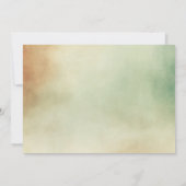 Das Abenteuer beginnt mit der Hochzeit des wilden  Einladung (Rückseite)