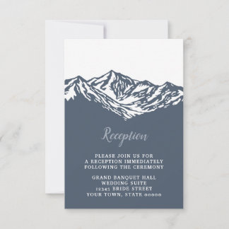 Das Abenteuer beginnt mit der Hochzeitsempfehlung RSVP Karte