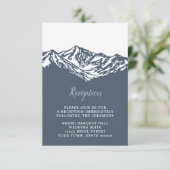 Das Abenteuer beginnt mit der Hochzeitsempfehlung RSVP Karte (Stehend Vorderseite)