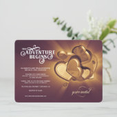 Das Abenteuer beginnt mit der Hochzeitsfeier (Vers Ankündigung (Stehend Vorderseite)