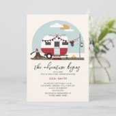 Das Abenteuer beginnt mit der Lumberjack Camper Ba Einladung (Stehend Vorderseite)