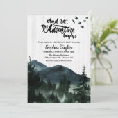 Das Abenteuer beginnt mit der Party Einladung der  (Stehend Vorderseite)